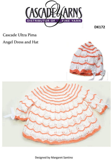 Angel Top and Hat in Cascade Ultra Pima - DK172