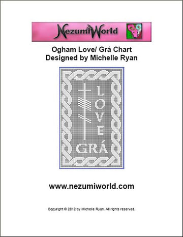 Ogham Large Love/ Grá Chart