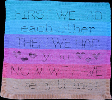 First we had...Filet Baby Blanket
