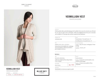 Blue Sky Fibers Vermillion Vest PDF