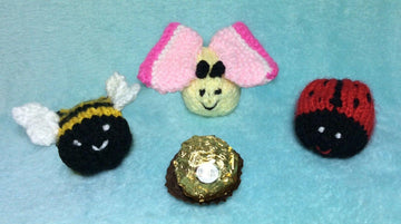 Bee, Ladybird and butterfly Fererro Choc Cover
