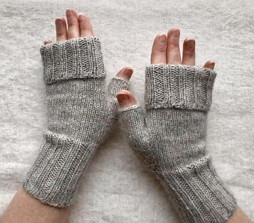 Warm and Fluffy Fingerless Mitts