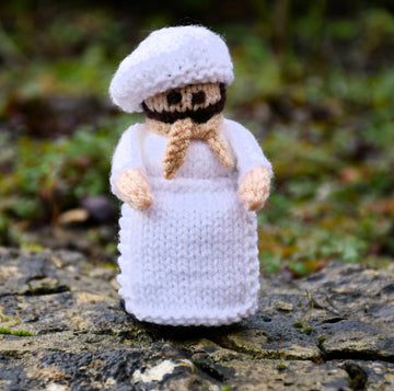 Victorian Baker Doll Knitting Pattern - Toy Knitting Pattern