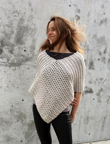 Crochet Poncho Pattern: Lovely Little Wrapcho