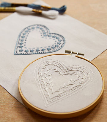 DMC Mindful Making: The Heart's Ease Embroidery Duo Kit