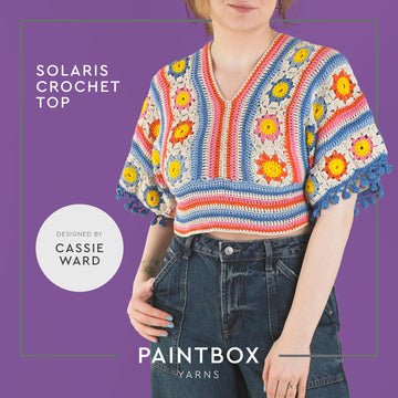 Solaris Crochet Top - Free Pattern for Women in Paintbox Yarns Cotton DK