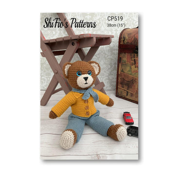 519 - Bertie Bear Crochet Pattern - 519