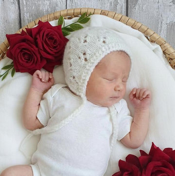 Lacy Baby Bonnet 0-9 months