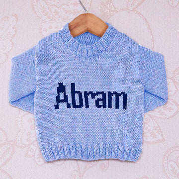 Intarsia - Abram Moniker Chart - Childrens Sweater