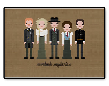 Murdoch Mysteries - PDF Cross Stitch Pattern