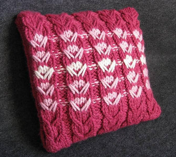 Slip Stitch Flower Pillow