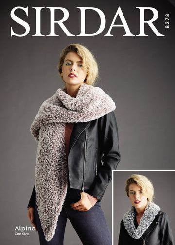 Woman's Accessories in Sirdar Alpine - 8278 - Downloadable PDF