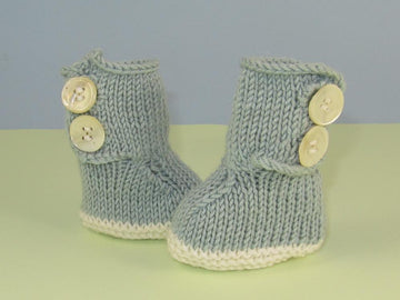 Baby 2 Button Booties