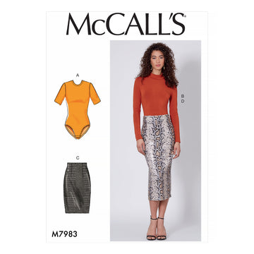 McCall's Misses' Tops and Skirts M7983 - Sewing Pattern