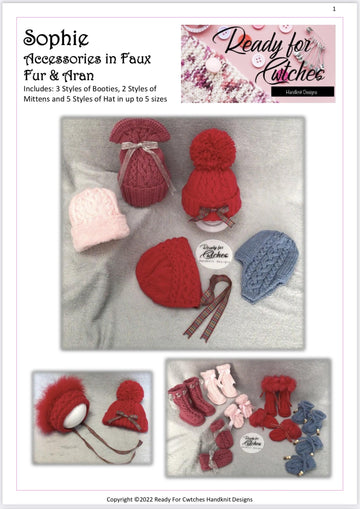 Sophie Accessories in Aran & Faux Fur