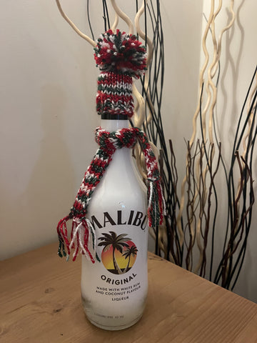 Christmas Bottle Topper Set Knitting Pattern