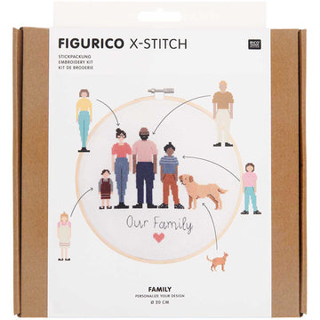 Rico Figurico Family Cross Stitch Kit