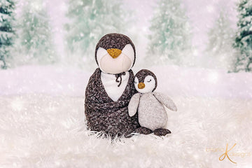Penguin Knit Buddy & Bonus Newborn Outfit