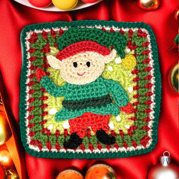 Elf Granny Square Crochet pattern