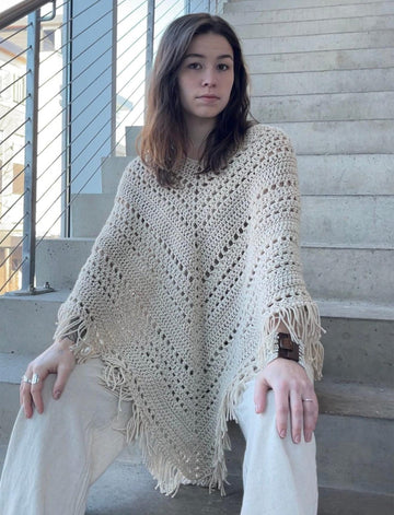 Boho Poncho Crochet Pattern