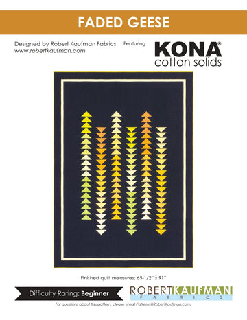 Robert Kaufman Faded Geese - Downloadable PDF
