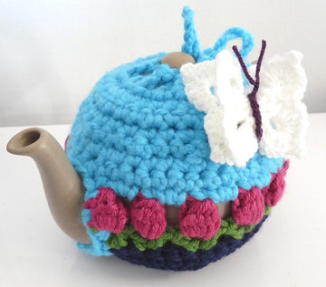 Summer Tulip Flower Teapot Cozy