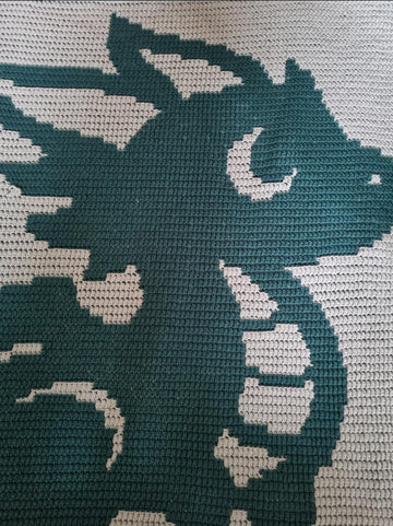 Tiny Flame Baby Blanket