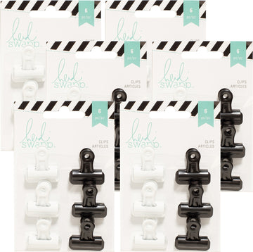 ODDITIES Heidi Swapp Bulldog Clips 1"
