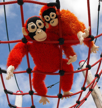 Fizz and Fuzz the Baby Orangutan Identical Twins