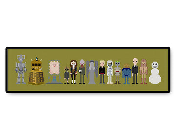 Doctor Who Villains and Monsters - PDF Cross Stitch Pattern