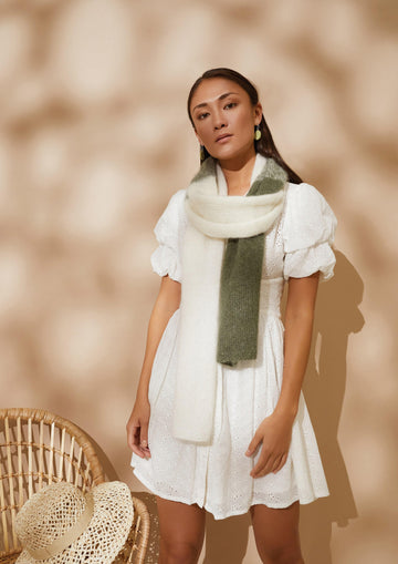 Ombre Scarf in Rowan Kidsilk Haze - RM004-00011-UK - Downloadable PDF