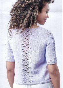 Eyelet Twigs and bobbles Top