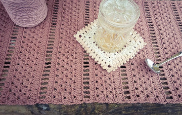 Rustic Table Runner Written Pattern