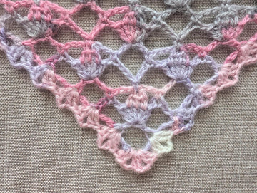 Crochet Bandana/Shawl Pattern/Chart #77