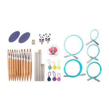 HiyaHiya Bamboo Interchangeable Needle Ultimate Knitting Gift Sets - 12cm (5")