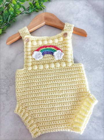 Rainbow Bobble Romper