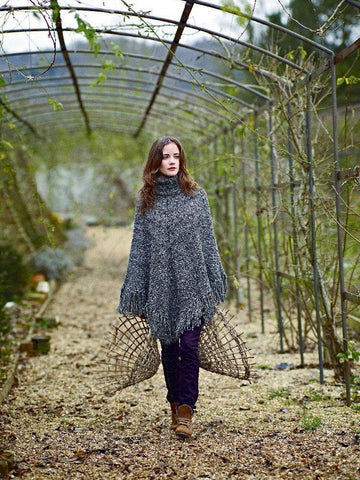 Poncho mit Rollkragen in Schachenmayr Aventica Supreme - S8296 - Downloadable PDF