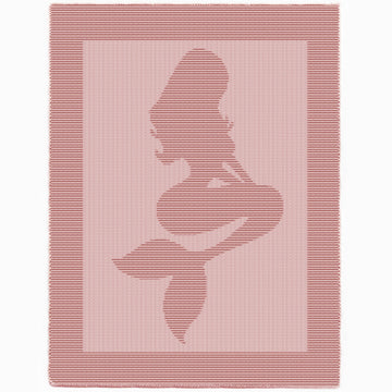 Ariel The Little Mermaid Blanket Knitting Pattern