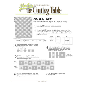 Moda Fabrics Jiffy Jelly Quilt - Downloadable PDF