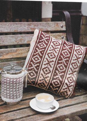 Coffee and Cream Cushion Cover