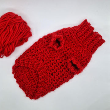 Cowl Neck Dog Sweater