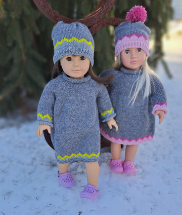 Doll Snowy Day Outfit