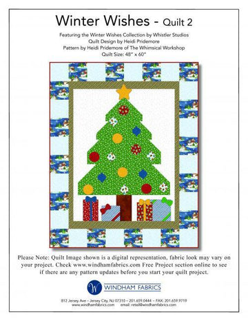 Windham Fabrics Christmas Morning from Winter Wishes - Downloadable PDF