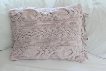 Cabled Pillow Sham