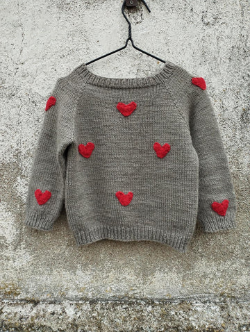 Hearts sweater