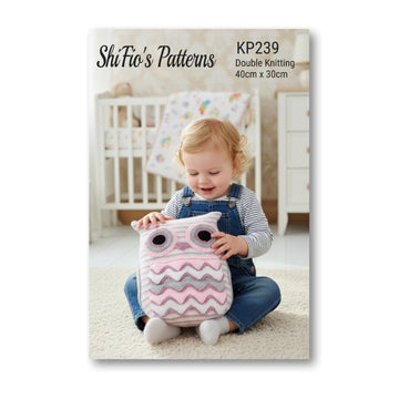 239 Owl Cushion Knitting Pattern #239