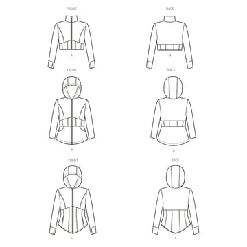 McCall's Women's Knit Corset Style Jacket M8366 - Sewing Pattern