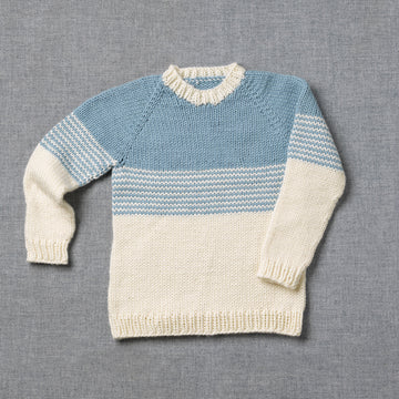 #1371 Granny Smith - Jumper Knitting Pattern for Kids in Valley Yarns Haydenville Bulky