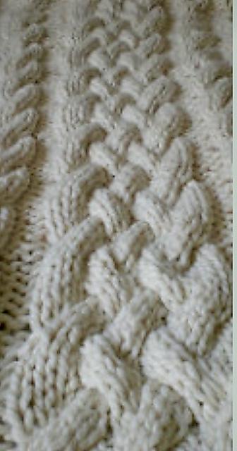 Winter Cable Scarf