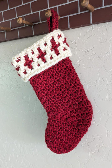 Small Mosaic Christmas Stocking